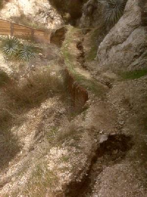 Major trail erosion